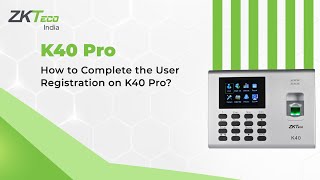 How to Complete the User Registration on K40 Pro [upl. by Holcman]