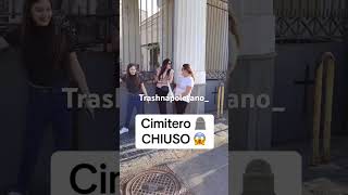 Cimitero chiuso con persone dentro [upl. by Martguerita175]