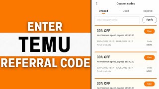 How to Enter Referral Codes on Temu App QUICK amp EASY [upl. by Pownall]