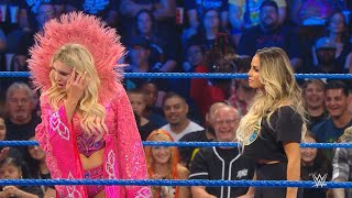 Trish Stratus slaps Charlotte Flair SmackDown Aug 6 2019 [upl. by Burton]