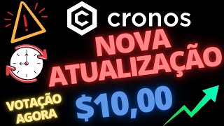 CRO CRYPTOCOM URGENTE ACABOU DE SAIR NOVA ATUALIZAÇÃO TAMBÉM NOVA VOTAÇÃO AGORA É LUA [upl. by Atnaloj]