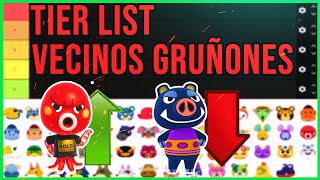 😡 TIER LIST VECINOS GRUÑONES Animal Crossing New Horizons [upl. by Fawcett72]