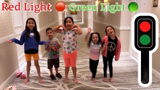 Red Light Green Light Kids FUN Game [upl. by Dumah811]