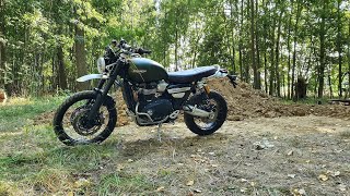 Triumph Scrambler XC 1200 first OFFROAD [upl. by Ennovyhs]