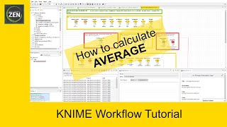 Knime Workflow Tutorial  The daily KNIME  How to calculate AVERAGE [upl. by Florenza]