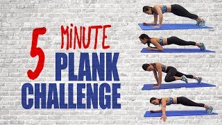 5Minute PLANK Challenge  Strong Abs amp Core  Joanna Soh [upl. by Ogren]