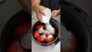 Coloquei TOMATES na AIR FRYER e fiz o famoso molho de restaurante shorts [upl. by Schafer]