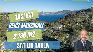 Marmaris Taşlıca Deniz Manzaralı Müstakil Parsel Serçe Koyuna Yakın  Marmaris Satılık Tarla [upl. by Lunt]