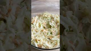 Coleslaw How to make the perfect Coleslaw Salad shorts [upl. by Gudrin]