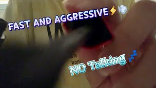 ASMR FAST AND AGGRESSIVE TRIGGERS⚡️💤 No Talking [upl. by Baskett]