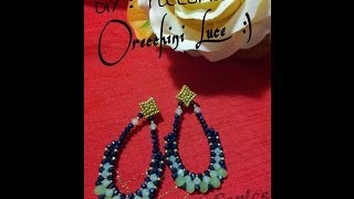 DIY Tutorial orecchini LUCE [upl. by Leidgam]