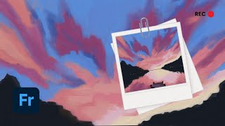 Landscape Painting in Adobe Fresco  Timelapse [upl. by Haines262]