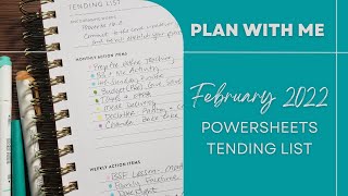 February 2022 Powersheets Tending List [upl. by Lael374]