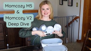 Momcozy M5 and V2 Wearable Breast Pump Deep Dive [upl. by Mariska]