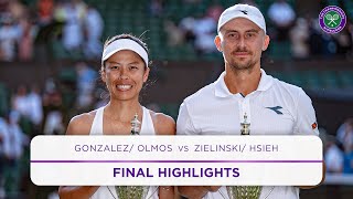 Thrilling Mixed Doubles  Gonzalez Olmos vs Zielinski Hsieh  Final  Highlights  Wimbledon 2024 [upl. by Cardwell]