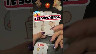 TE SOBREPIENSA 👇 tarotmexico tarotespana amor tarot tarotreading [upl. by Linnet]