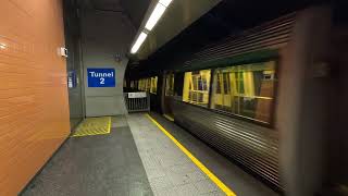 transperth A series arriving at perth underground [upl. by Matti]