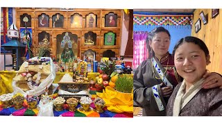 Losar Celebration in Bhutan ལོ་གསར་ཚེས་པ་༡ Tibetan Losar2024Bhutan Vlog [upl. by Llet]