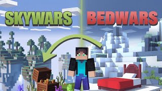 Playing Minecraft Bedwars But I Win I Change Gamemode😨🔥🔥 [upl. by Ecaidnac]