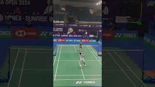 YONEXSUNRISE INDIA OPEN 2024 badminton rally [upl. by Salinas588]