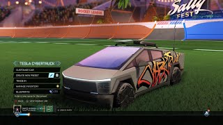 Rocket League Meets Cybertruck The Ultimate Car Showcase [upl. by Washburn27]