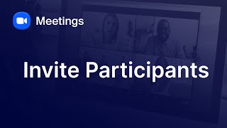 Invite Participants Before and During Zoom Meetings [upl. by Ruenhcs]