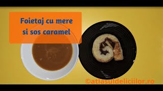 Foietaj cu mere si sos caramel [upl. by Evreh487]