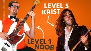 The 5 Levels of Smells Like Teen Spirit For Bass [upl. by Janis740]