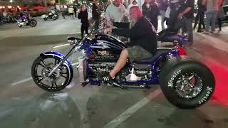 Sturgis 2022 killer V8 trike leaving one eyed jacks [upl. by Karly]