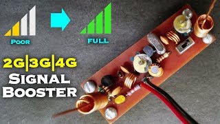 Make Your Own Cell Phone Signal Booster for 2G3G4G Network [upl. by Morganne809]