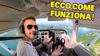 come funziona UNA LEZIONE da Allievo Pilota di Aereo [upl. by Tamera608]