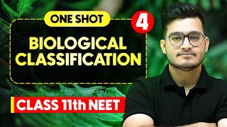 BIOLOGICAL CLASSIFICATION  Complete Chapter in One Video  ConceptsPYQs  Class 11th NEET [upl. by Murrah]