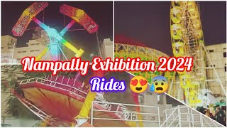 Hyderabadi Numaish 2024 Rides  Nampally Exhibition Rides Of Exhibition  Fun Ride [upl. by Dorothy]