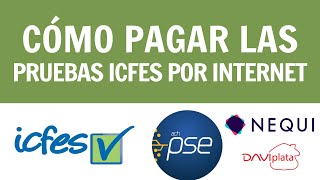 CÓMO PAGAR PRUEBAS SABER ICFES POR INTERNET [upl. by Notwen]