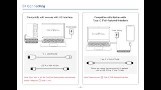 CrowView Note 14 Portable Monitor with Keypad  User Manual elecrow [upl. by Finlay]