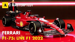 FERRARI F175 2022  La nuova Formula 1 di Leclerc e Sainz in DIRETTA [upl. by Aicerg201]