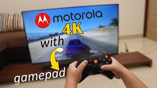 Motorola 4k Ultra Hd Tv  Motorola 65 inch Tv  Motorola Tv Review Motorola Led Tv Unboxing Smart [upl. by Ulrick]