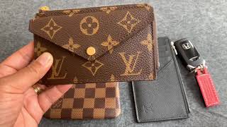 NEW Louis Vuitton Card Holder Recto Verso vs Coin Card Holder [upl. by Uhayile35]