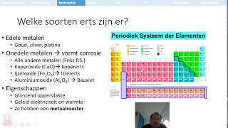 CBS 3 mavo scheikunde Hoofdstuk 6 video 2  van erts naar legering  chemie overal [upl. by Ranita]