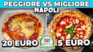 PEGGIORE VS MIGLIOR PIZZA DI NAPOLI [upl. by Sirromed]