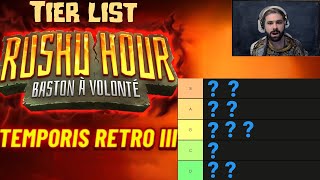 Dofus Retro Temporis 2024  Tier List des classes [upl. by Ydnagrub354]