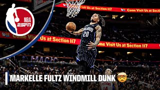 Markelle Fultz WINDMILL DUNK 🤯  NBA on ESPN [upl. by Michaele]