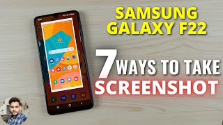 Samsung Galaxy F22  7 Ways To Take Screenshot [upl. by Katrina384]