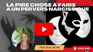 LA PIRE chose à faire à un PERVERS NARCISSIQUE pn narcisme couples relationtoxique amour [upl. by Hartmann]