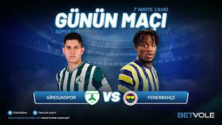 Giresunspor VS Fenerbahçe [upl. by Alex732]