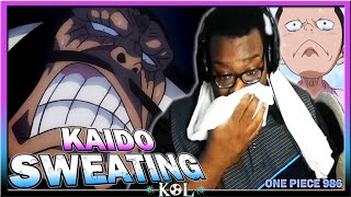 KAIDO NEEDS A TOWEL ONIGASHIMA BATTLE BEGINS  One Piece Manga Chapter 986 LIVE REACTION  ワンピース [upl. by Deming321]