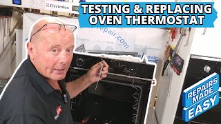 Oven Burning Food Or Not Cooking Correctly How To Test amp Replace Beko Oven Thermostat [upl. by Vasquez]