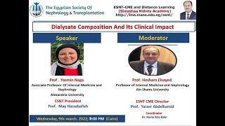 Dialysate Composition and its Clinical ImpactProf Yasmine Naga [upl. by Laon323]