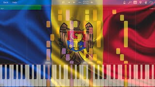 Moldova National Anthem — quotLimba noastrăquot Our language Synthesia [upl. by Larsen]