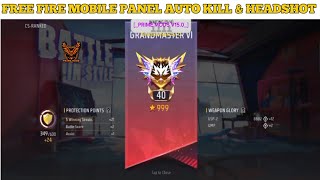 FREE FIRE MOBILE PANEL AUTO KILL amp HEADSHOT  BY ROBIULTEAMVIP [upl. by Toscano]